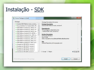 Instalação - SDK<br />