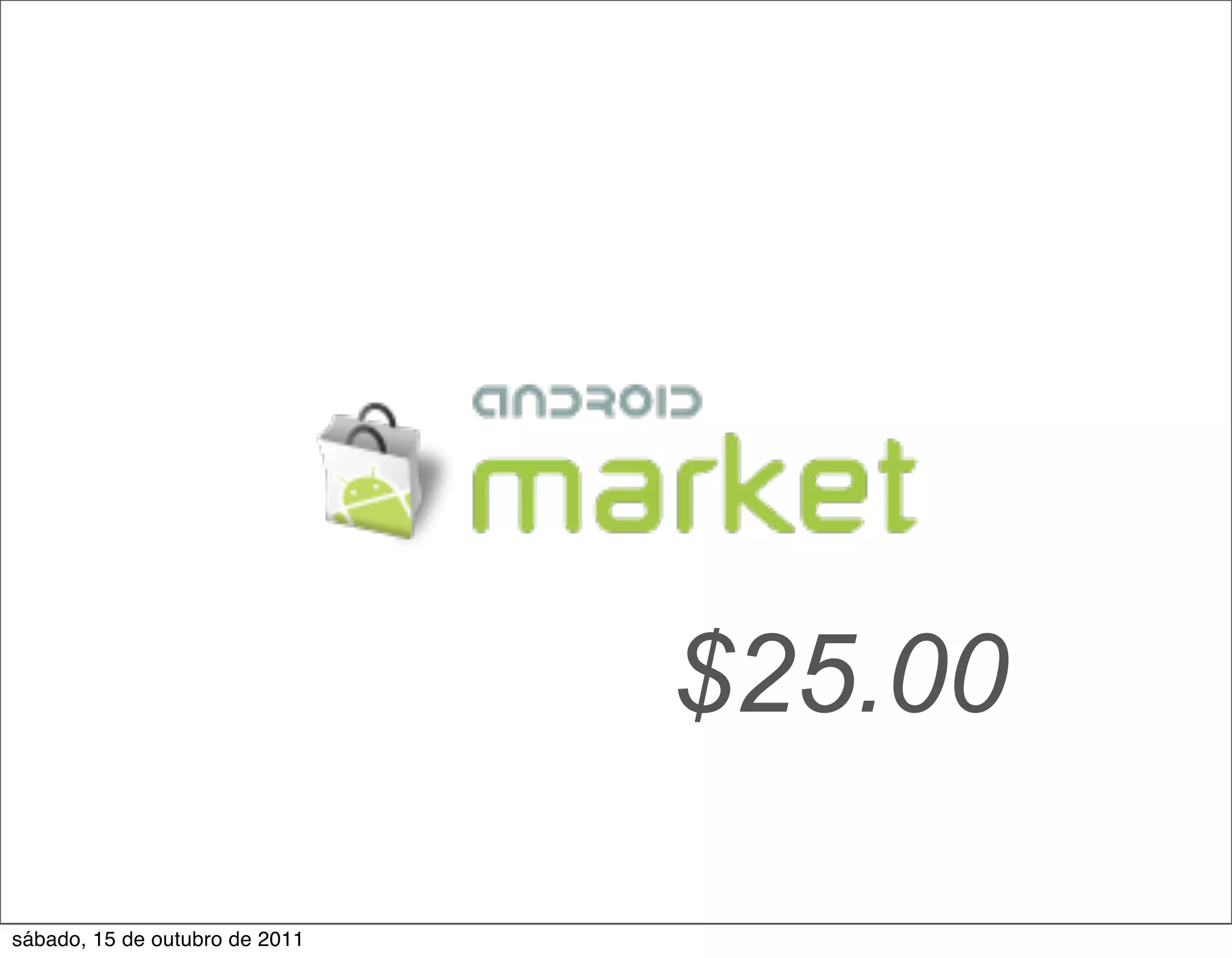 $25.00

sábado, 15 de outubro de 2011
 