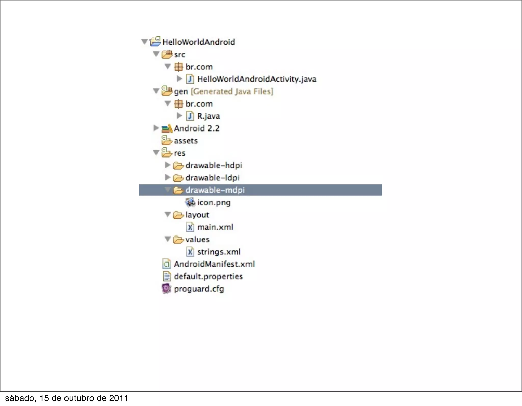 sábado, 15 de outubro de 2011
 