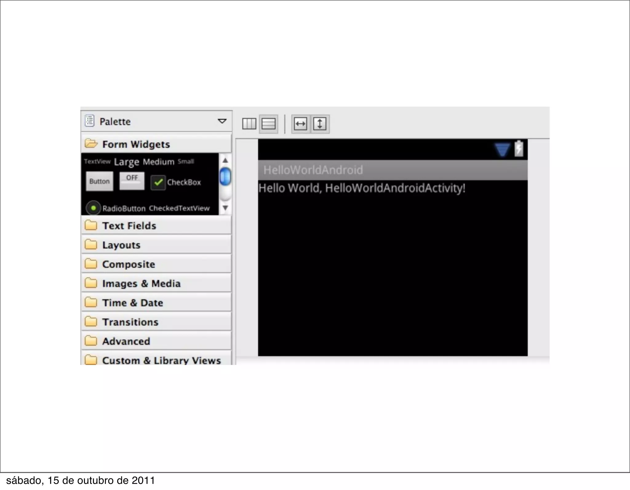sábado, 15 de outubro de 2011
 