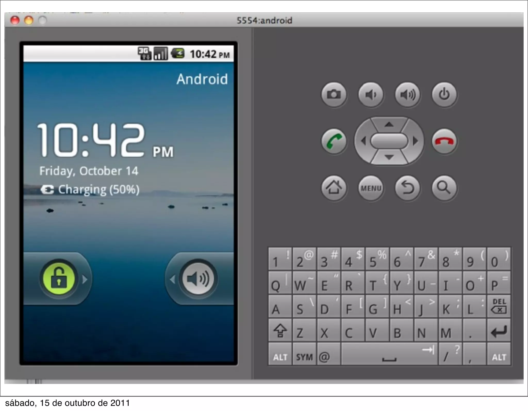 sábado, 15 de outubro de 2011
 