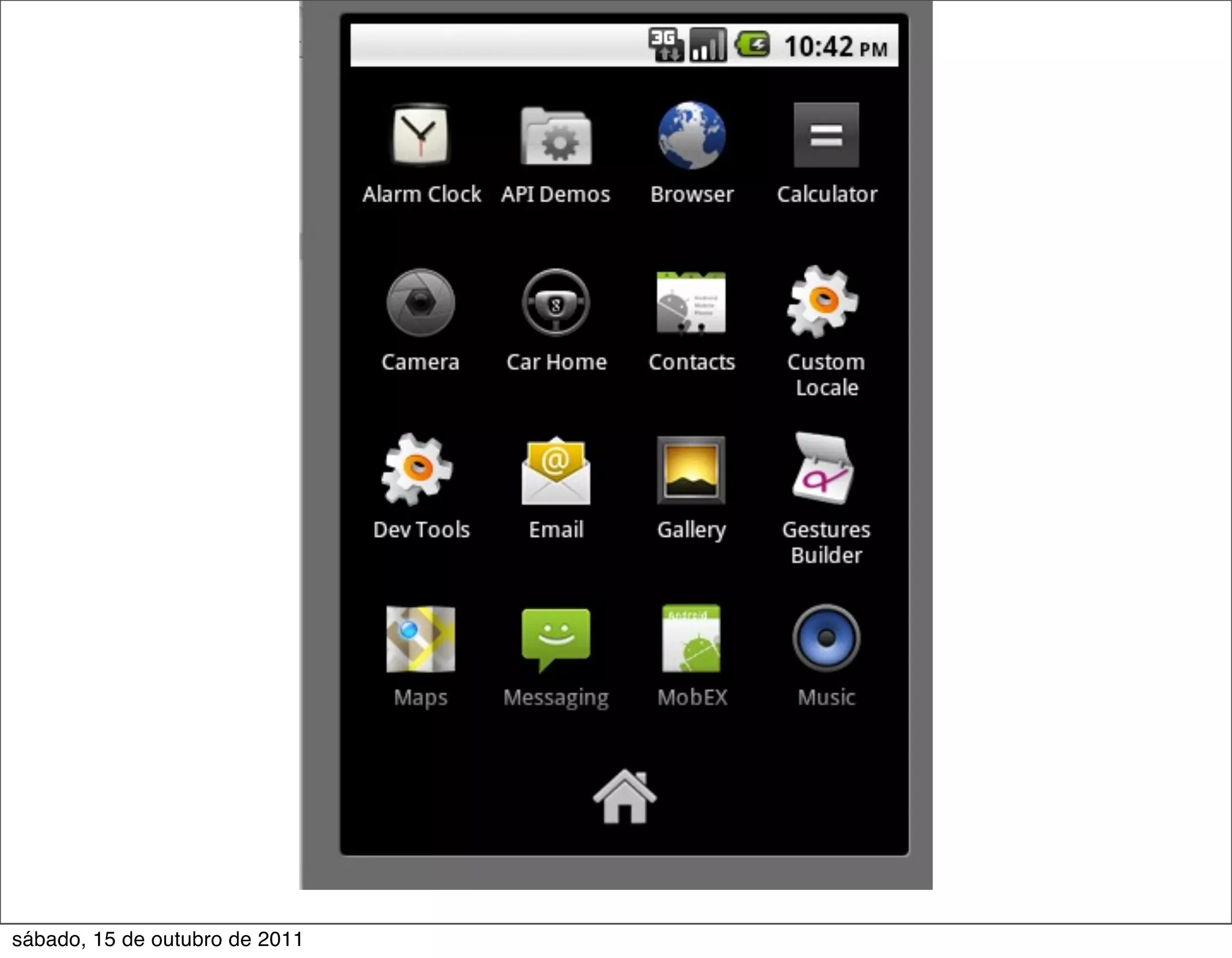 sábado, 15 de outubro de 2011
 