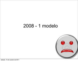 2008 - 1 modelo




sábado, 15 de outubro de 2011
 