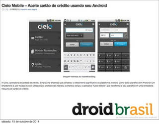 sábado, 15 de outubro de 2011
 