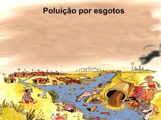 Poluição por esgotos
 