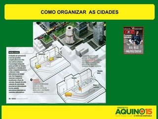 COMO ORGANIZAR AS CIDADES




                              ED. 612
                            06/02/2010
 
