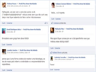 Trabalho sobre facebook