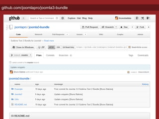 github.com/joomlapro/joomla3-bundle
 