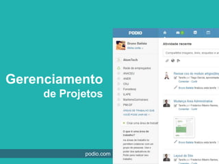 Gerenciamento
     de Projetos




            podio.com
 