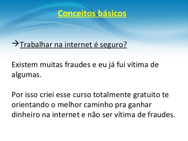 Curso internet dinheiro
