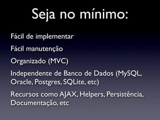 Palestra Ruby on Rails SETA 2008/01