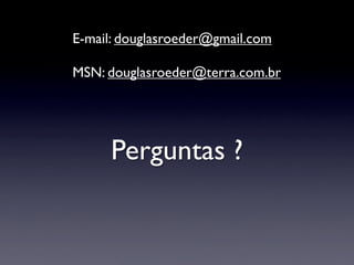 Palestra Ruby on Rails SETA 2008/01