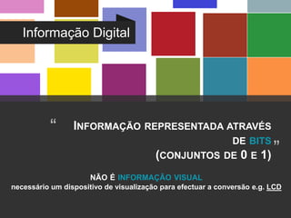  ExemplosIMPACTO E EVOLUÇÃO DA VISUALIZAÇÃO DE DADOS DIGITAIS Os primórdios