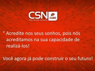 Ciao Telecom - Apresentação Oficial