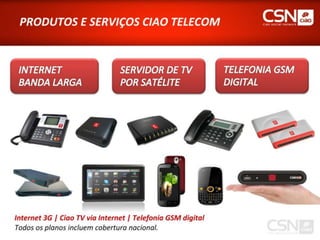 Ciao Telecom - Apresentação Oficial