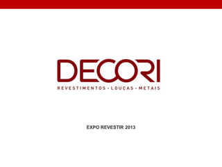 EXPO REVESTIR 2013
 