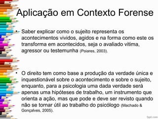 Conjugação da Prova
• Conjugada com outros instrumentos permitirá confirmar
o diagnóstico feito pela Entrevista:
• Toulouse-Piéron: atenção, hipertrofia “hiperprosexia”, a atrofia
“hipoprosexia”;
• WAIS: sintomas de demência ou loucura, idiotismo ou psicastenia,
funções cognitivas que se revelam pelo enfraquecimento da função
do real, do poder de seleção ou síntese
• Wechsler-R: Dismnésia, Amnésia, Hipermnesias e Paramnésia
• Bender Gestáltico: capacidades grafo-percetivas, o desempenho
motor com base na maturação incluindo fatores percetivos como o
movimento, a direção e o todo, tentando ainda perceber se existem
perturbações na organização espacial.
 