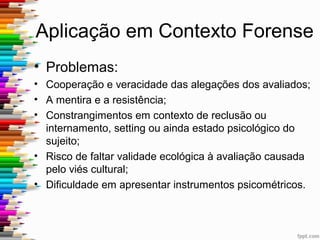 Criticas à Prova
• A escolha do tipo de aplicação (versão)
• A escolha do método de aplicação (cores)
• A interpretação dos dados (Quanti e Qualitativamente)
• A escolha da prova vs aferição portuguesa
 