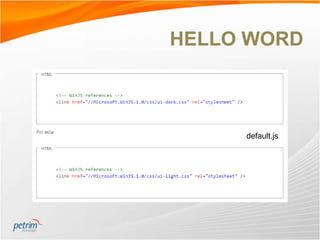 HELLO WORD
default.js
 