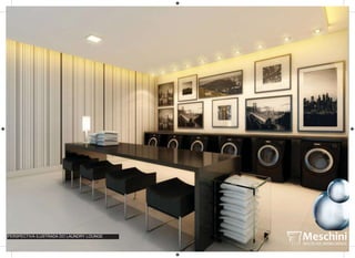PERSPECTIVA ILUSTRADA DO LAUNDRY LOUNGE
 