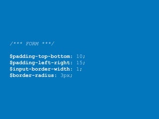 /*** GRID ***/
$responsive: 1; // 0 = fixed ~ 1 = responsive
$wrapper: 1024;
$grid-columns: 12;
$grid-gutter: 20;
 