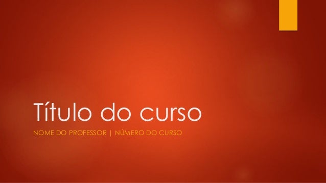 Cores de slides para apresentação Cores de slides para apresentação