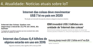 4. Atualidade: Notícias atuais sobre IoT
 
