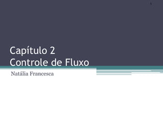 Capítulo 2
Controle de Fluxo
Natália Francesca
1
 