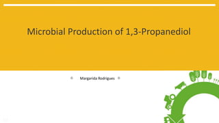 Microbial Production of 1,3-Propanediol
Margarida Rodrigues
 
