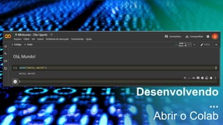Apresentação - Minicurso de Introdução a Python, Data Science e Machine ...