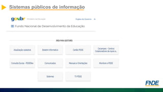 Sistemas públicos de informação
 