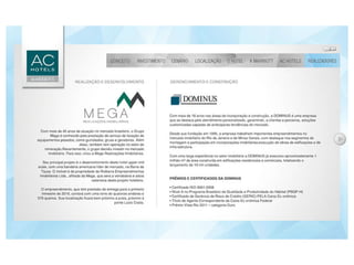 Apresentação ac hotels - Barra da Tijuca - Info. (21)97980-3434