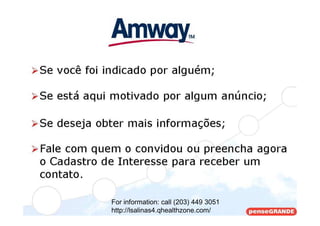 For information: call (203) 449 3051
http://lsalinas4.qhealthzone.com/
 