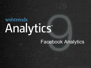 Facebook Analytics 
