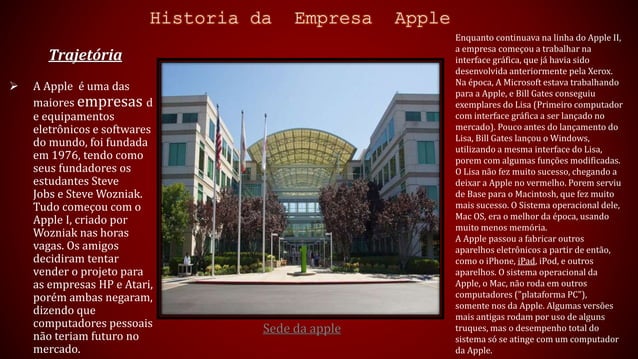 Apresentação - Apple | PPTX