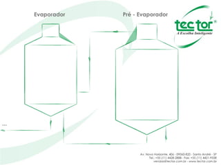 ... Evaporador Pré - Evaporador 