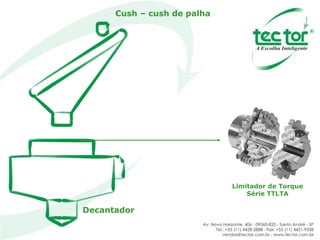Cush – cush de palha Decantador Limitador de Torque Série TTLTA 