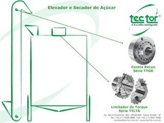 Elevador e Secador de Açúcar Contra Recuo Série TTGR Limitador de Torque Série TTLTA 