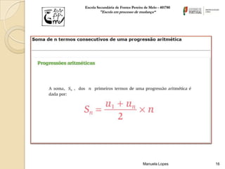 Escola Secundária de Fontes Pereira de Melo - 401780
        "Escola em processo de mudança“




                                   Manuela Lopes       16
 
