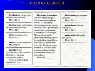 OFERTAS DE EMPLEO 