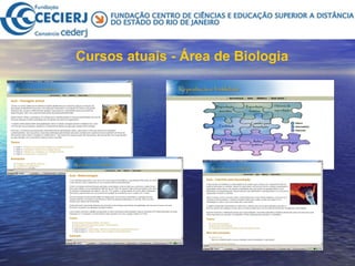 Cursos atuais - Área de Biologia   