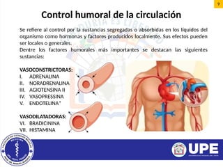 Humoral Control Capítulo 17 Guyton - 14ª Edición - Control Local y Humoral del flujo ...