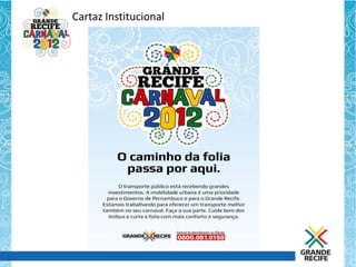 Cartaz Institucional
 