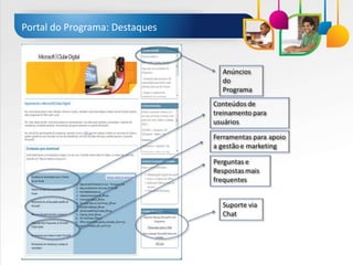 Portal do Programa: Destaques
 