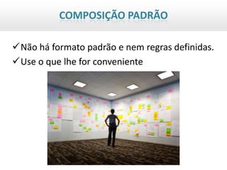 COMPOSIÇÃO PADRÃO

Não há formato padrão e nem regras definidas.
Use o que lhe for conveniente
 