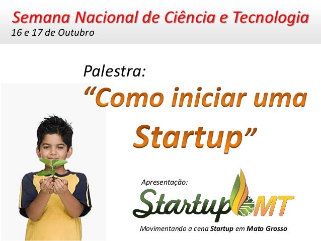 Como iniciar uma apresentacao