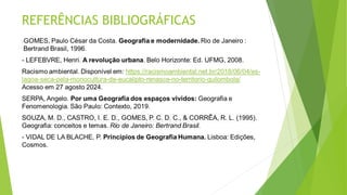 REFERÊNCIAS BIBLIOGRÁFICAS
 