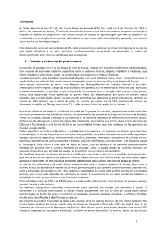 Apresentação da Escola