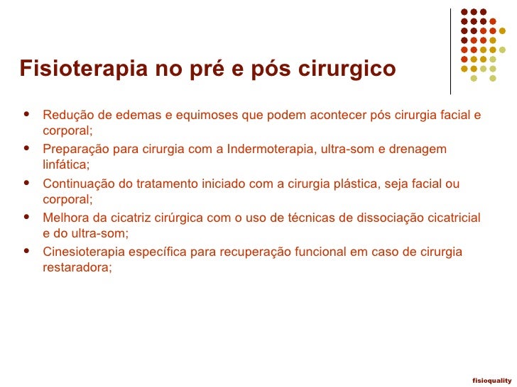 Apresentação da Fisioquality para Cirurgião Plastico