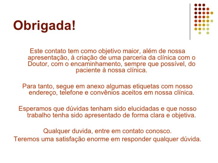 Carta De Apresentação De Fisioterapia